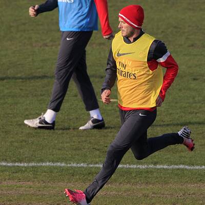 Beckhams Trainingsauftakt bei PSG
