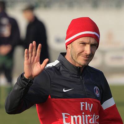 Beckhams Trainingsauftakt bei PSG