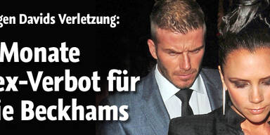 Drei Monate Sex-Verbot für die Beckhams