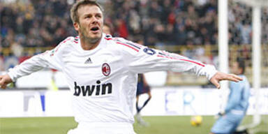 beckham milan jubel