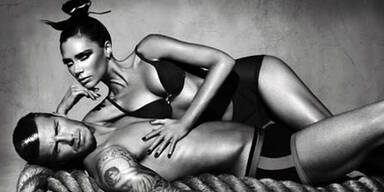 Jetzt gibt's beide Beckhams in Armani