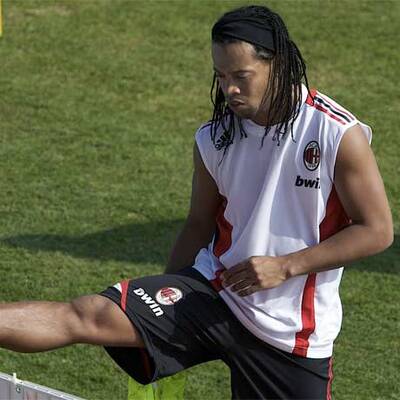 Beckham mit Milan in Dubai