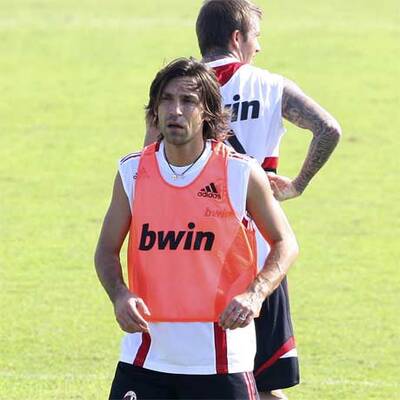 Beckham mit Milan in Dubai