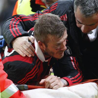 Beckham schwer verletzt