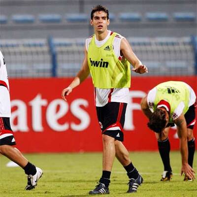 Beckham mit Milan in Dubai