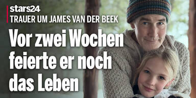 James Van Der Beek: Vor zwei Wochen feierte er noch das Leben