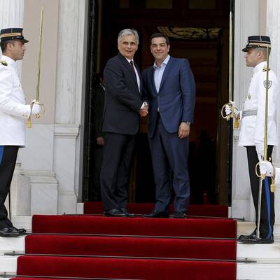 Auch den griechischen Präsidenten traf Faymann