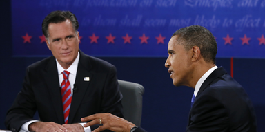 3. TV-Duell: Obama herzt Romneys Enkel