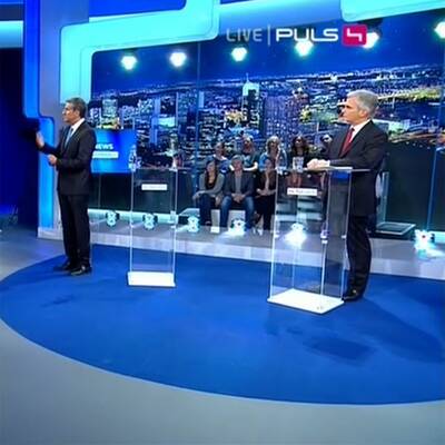  Das erste TV-Duell in Bildern
