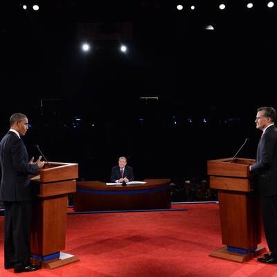Der US-Präsident und sein Herausforderer treffen zum ersten Mal im TV aufeinander