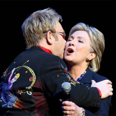 Elton John singt für Hillary Clinton