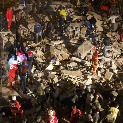 Wohnhaus in Beirut eingestürzt