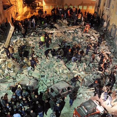 Wohnhaus in Beirut eingestürzt