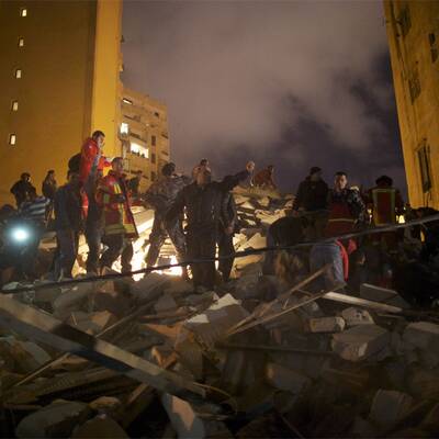 Wohnhaus in Beirut eingestürzt