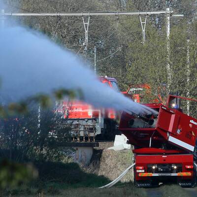Zug war mit Chemikalien beladen