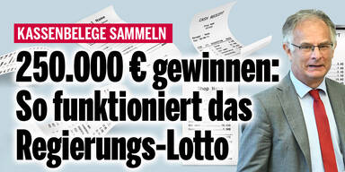 250.000 Euro gewinnen: So funktioniert das Regierungs-Lotto