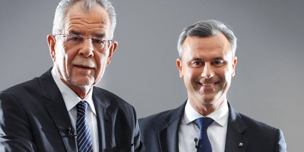 Strache mit absurdem Bart-Sager gegen VdB