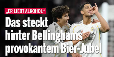 Das steckt hinter Bellinghams provokantem Bier-Jubel