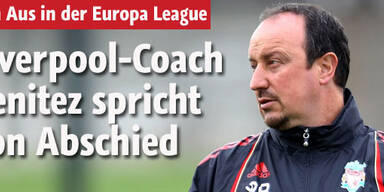 Liverpool-Coach Benitez vor Absprung