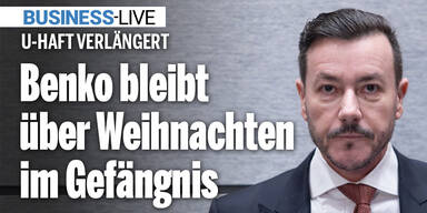 Benko bleibt über Weihnachten im Gefängnis