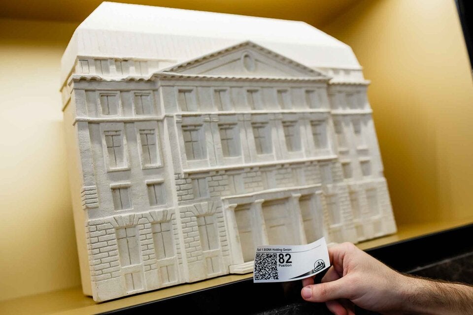 Gebäudemodell des Vienna Park Hyatt