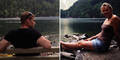 Marlies und Benni relaxen am See