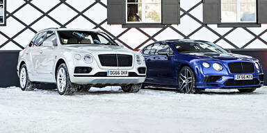 Stärkster Bentley: Europa-Premiere in Kitz