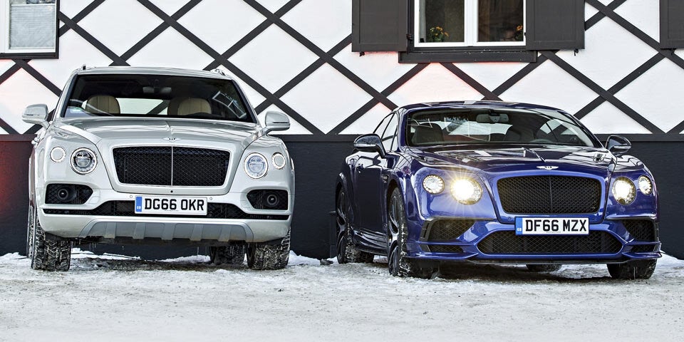 Stärkster Bentley: Europa-Premiere in Kitz