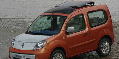 Der Kangoo be bop ist ein Spaßmobil auf Rädern