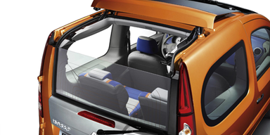 Der Kangoo be bop ist ein Spaßmobil auf Rädern