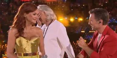 Andrea Berg mit Florian Silbereisen