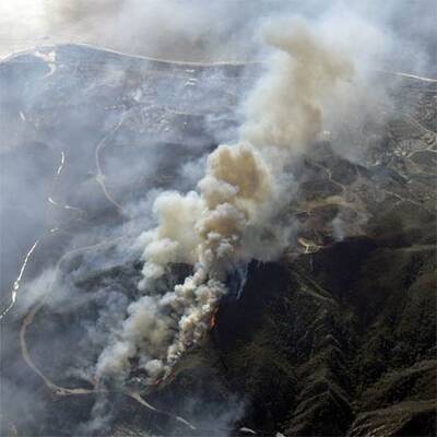 Feuersbrunst in Kalifornien