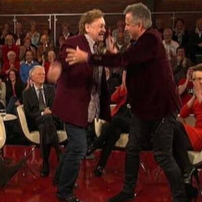 Skurriler Auftritt von Helmut Berger