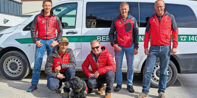 Bergrettung mit dem Geretteten