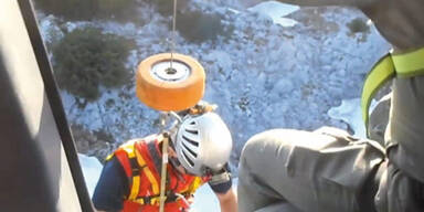 Rettungs-Drama: Bergung aus 1000 Meter