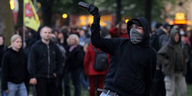 Nacht der Gewalt in Berlin und Hamburg