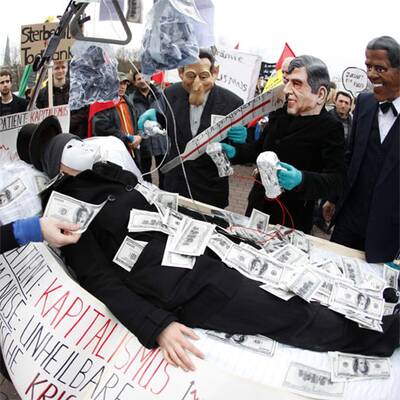 Demo gegen die Krise