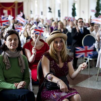 Die ganze Welt verfolgte das Ja-Wort