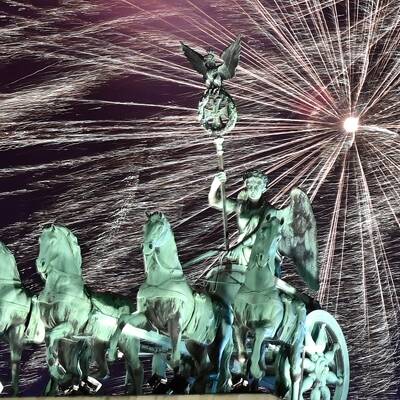 Rund eine Million Menschen am New Yorker Times Square