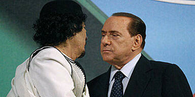 Berlusconi Gaddafi