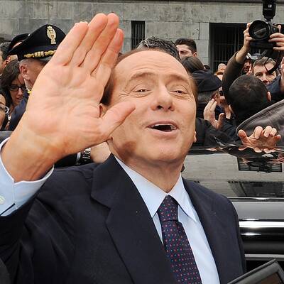 Silvio Berlusconi gibt sich siegessicher