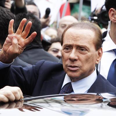 Silvio Berlusconi gibt sich siegessicher