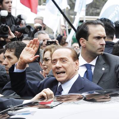 Silvio Berlusconi gibt sich siegessicher