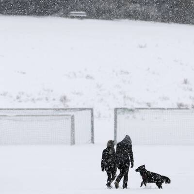 Schnee in ganz Europa