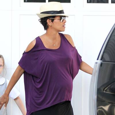 Halle Berry ist schon kugelrund