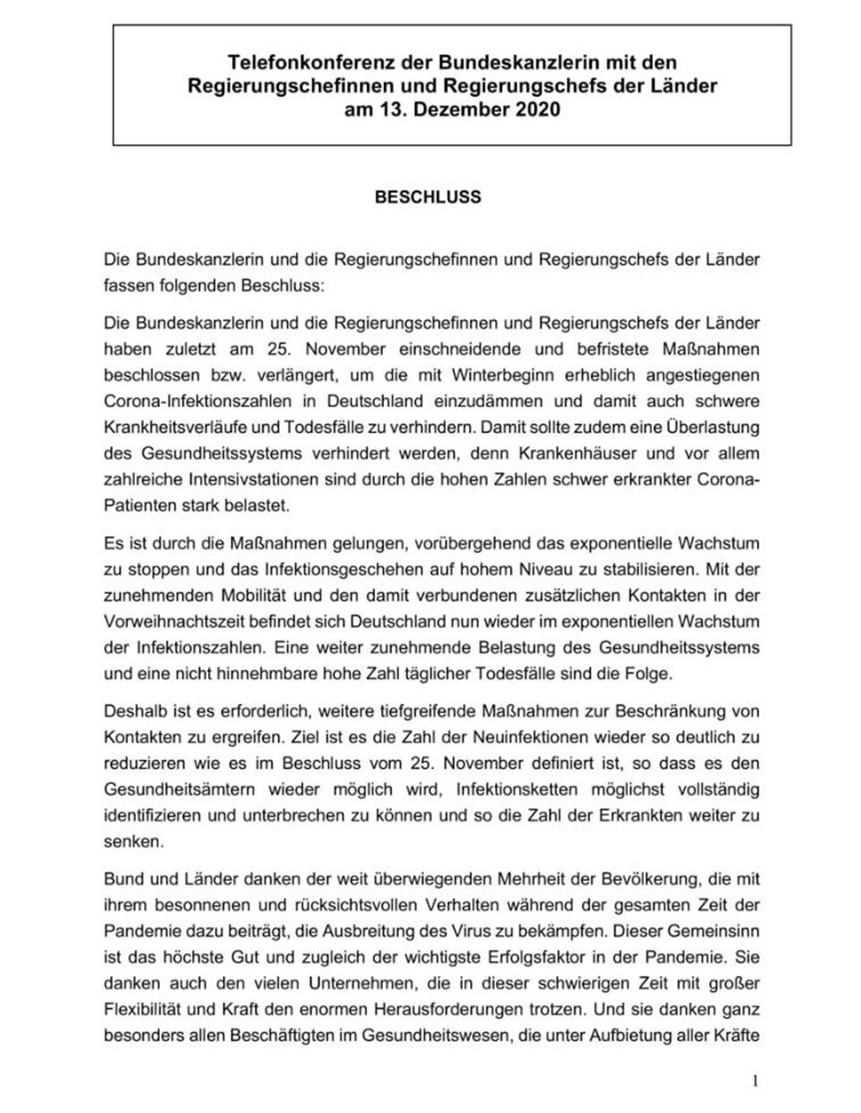 Jetzt fix: Deutschland ab Mittwoch im harten Lockdown