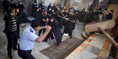 Priester prügeln sich in Geburtskirche