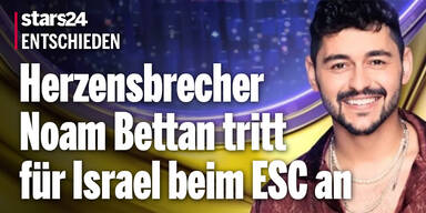 Herzensbrecher Noam Bettan tritt für Israel beim ESC an