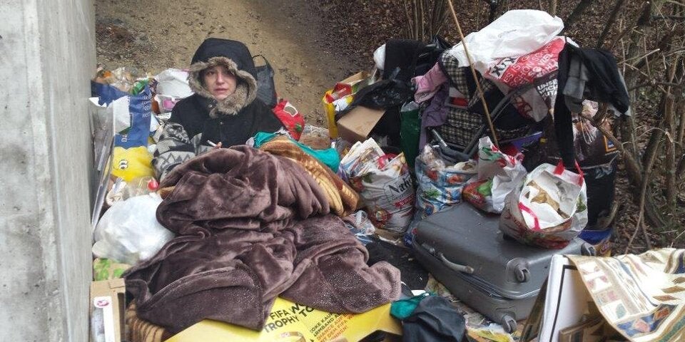 Immer wieder illegale Bettlerlager in Linz.