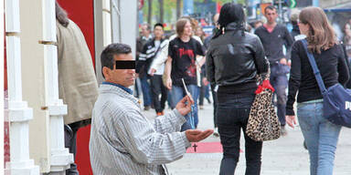 Brutaler Bettler-Krieg  in St. P&ouml;lten